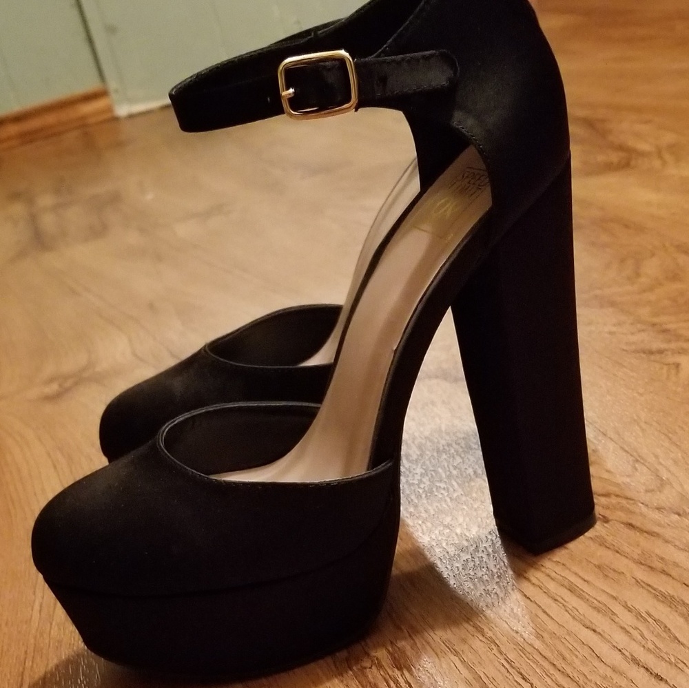 Black high heels